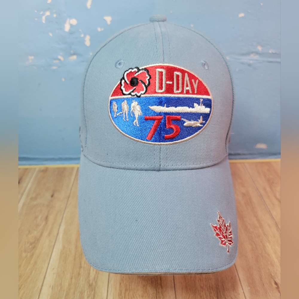 D-Day 75yr anniversary Royal Canadian Legion hat in good condition